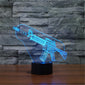 FNBR Assult Rifle 3D Lamp with Automatically Changeable 7 Colors - fnbrshop.com