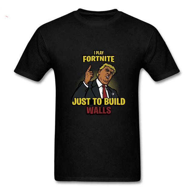 I Play Fortnite Just To Build The Walls T-Shirt - fnbrshop.com