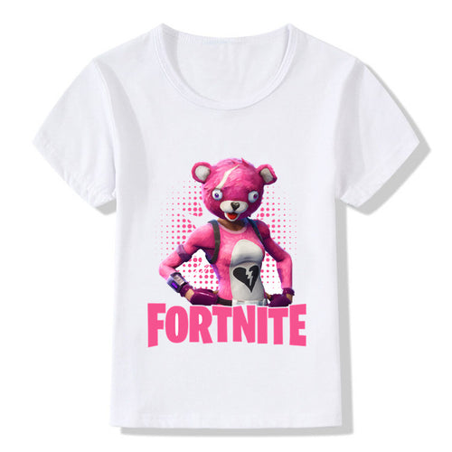 FNBR Pink Cuddle Team Leader Kids Funny T-Shirts - fnbrshop.com