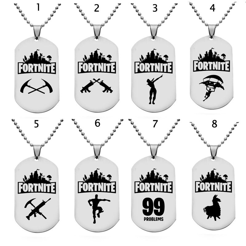 FNBR Llama & Emotes Dog-Tags - fnbrshop.com