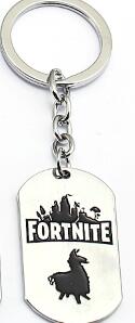 FNBR Pickaxe Llama Emote Dog Tag Keychains - fnbrshop.com