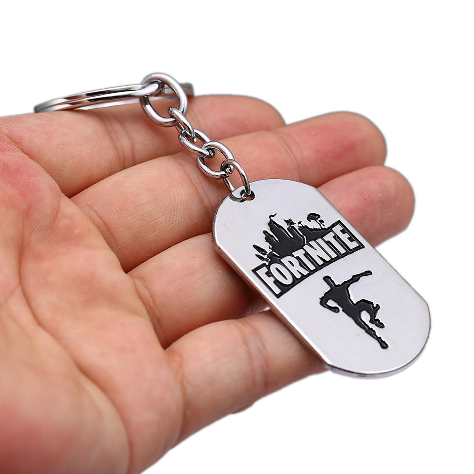 FNBR Pickaxe Llama Emote Dog Tag Keychains - fnbrshop.com