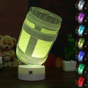 FNBR Chug Jug 3D Lamp with Automatically Changeable 7 Colors - fnbrshop.com