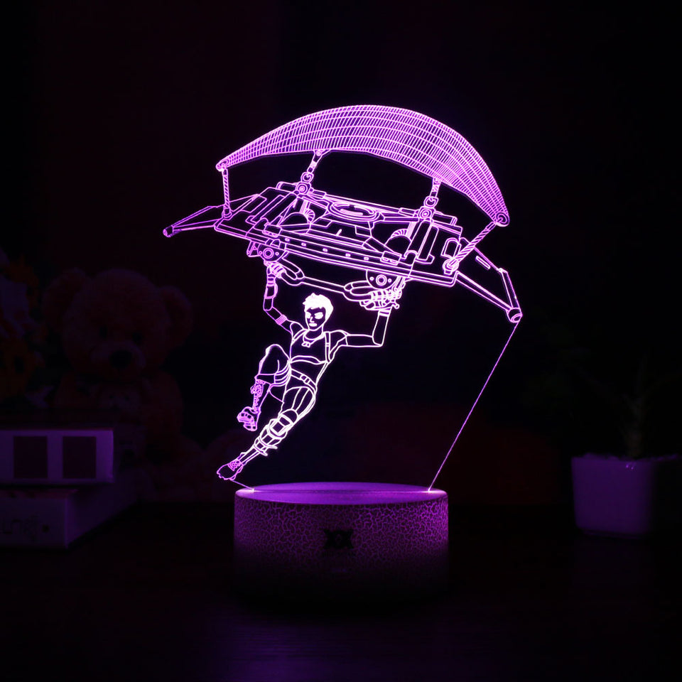 FNBR Gliding 3D Lamp with Automatically Changeable 7 Colors - fnbrshop.com