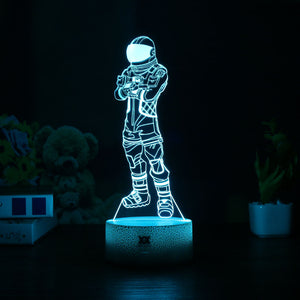 FNBR Dark Voyager 3D Lamp with Automatically Changeable 7 Colors - fnbrshop.com