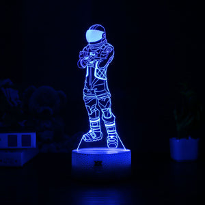 FNBR Dark Voyager 3D Lamp with Automatically Changeable 7 Colors - fnbrshop.com